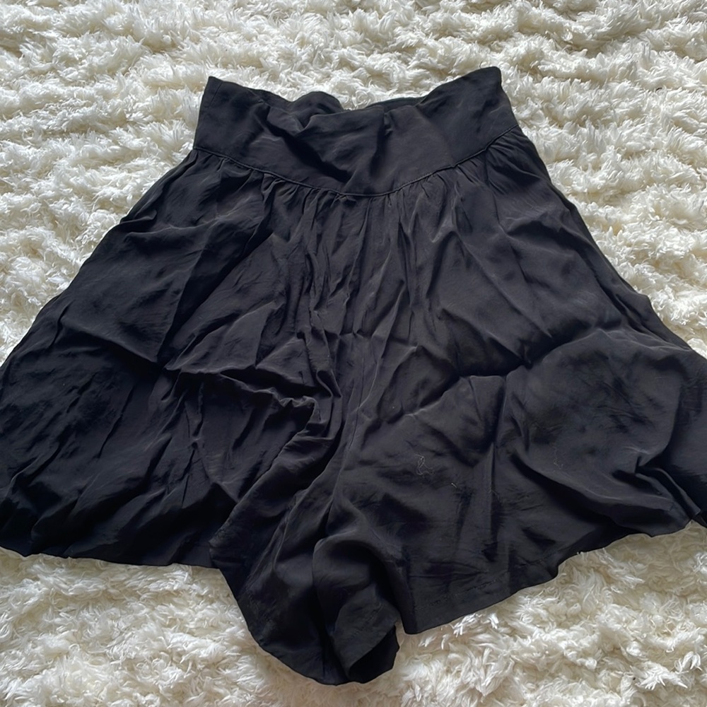 Trashy Diva high waisted black flowy shorts